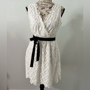 Anabella White Lace Dress